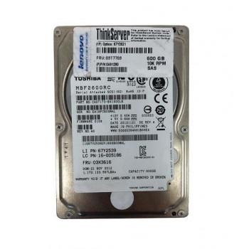 03X3616 | Lenovo 600GB 10000RPM SAS Hot Swap 2.5-inch Hard Drive
