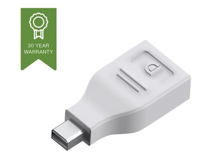 TC-MDPDP | Vision Techconnect DisplayPort Adapter DisplayPort (F) to Mini DisplayPort (M) White