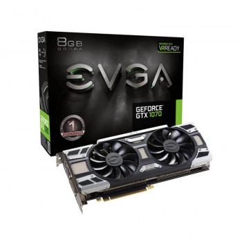 08G-P4-6173-KR | EVGA NVIDIA GeForce GTX 1070 Superclocked GAMING 8GB GDDR5 DVI/HDMI/3DisplayPort PCI-Express Video Card with ACX 3.0 Cooler