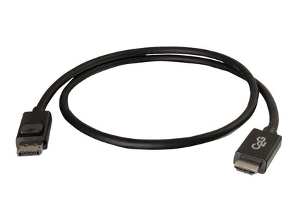 84326 | C2G DisplayPort to HDMI Adapter Cable Video Cable DisplayPort / HDMI DisplayPort (M) to HDMI (M) 2 m shielded Black