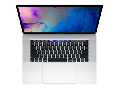 MR972B/A | 15-inch MacBook Pro with Touch Bar 2.6GHz 6-core 8th-Gen Intel Core i7 16GB, 512GB, Radeon Pro 560X with 4GB of GDDR5 memory Silver Laptop