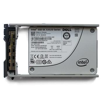 0K49V9 Dell 800GB MLC SATA 6Gbps Read Intensive 2.5-inch Internal Solid State Drive with Tray