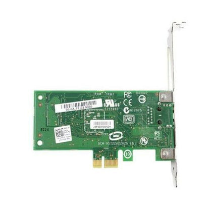 0XK104 Dell Broadcom 5722 Single-Port 1Gbps PCI Express x1 Gigabit Ethernet Network Interface Card