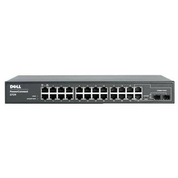 0YJ297 | Dell PowerConnect 2724 24-Ports 10/100/1000Base-T Gigabit Ethernet Switch