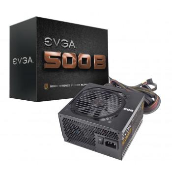 100-B1-0500-KR | EVGA 500-Watts 100-240VAC 80-PLUS Bronze Power Supply