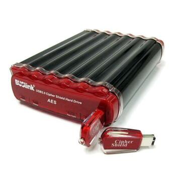CSC-2T-U3 | Buslink CipherShield 2TB USB 3.0 Encryption External Hard Drive