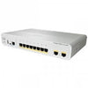 WS-C2960C-8TC-L-RF Cisco Catalyst Compact 2960C-8TC-L Switch managed 8 x 10/100 + 2 x shared Gigabit SFP desktop,