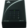 ADT-3PL256F-8000 | Apricorn Aegis Padlock DT 8TB SuperSpeed USB 3.0 8MB Cache (AES-256 FIPS 140-2) 3.5-inch External Hard Drive