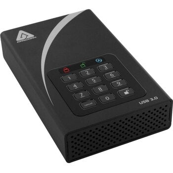 ADT-3PL256-8000 | Apricorn Aegis Padlock DT 2TB SuperSpeed USB 3.0 8MB Cache (AES-256) 3.5-inch External Hard Drive