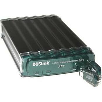 CSE-500-U3 | Buslink CipherShield 500GB 2.5 External Hard Drive USB 3.0 SATA Desktop 256-bit Encryption Standard
