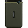 TS1TSJ25M3E Transcend StoreJet 25M3 1TB 2.5 External Hard Drive USB 3.1 SATA Military Green 256-bit Encryption Standard