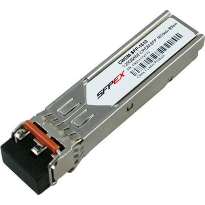 CWDM-SFP-1610= | Cisco Single-mode 1Gbps 1000Base-CWDM Fibre Channel Fiber 80km 1610nm Duplex LC Connector SFP Network Transceiver Module