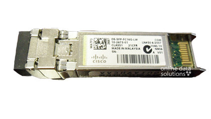 DS-SFP-FC16G-LW= | Cisco Multi-mode 16Gbps LongWave Fiber 10km 1310nm Duplex LC Connector Fibre Channel SFP+ Network Transceiver Module