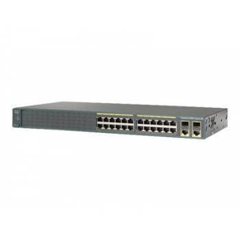 WS-C2960+24TC-S-RF Cisco Catalyst 2960-Plus 24TC-S Switch managed 24 x 10/100 + 2 x combo Gigabit SFP rack-mountable