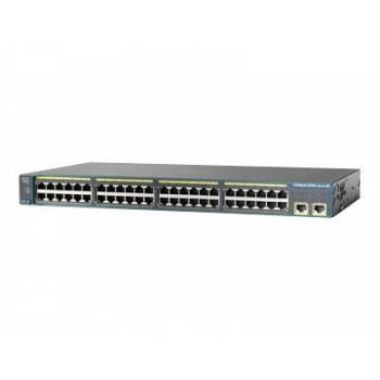 WS-C2960-48TT-S-RF Cisco Catalyst 2960-48TT-S Switch L4 managed 48 x 10/100 + 2 x 10/100/1000 rack-mountable