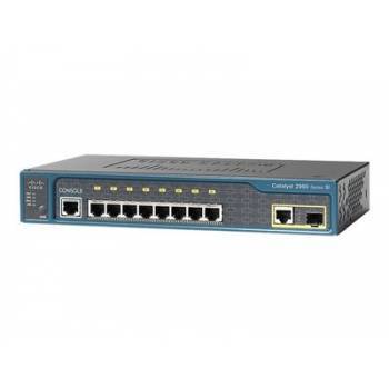 WS-C2960-8TC-S-RF Cisco Catalyst 2960-8TC-S Switch managed 8 x 10/100 + 1 x combo Gigabit SFP desktop