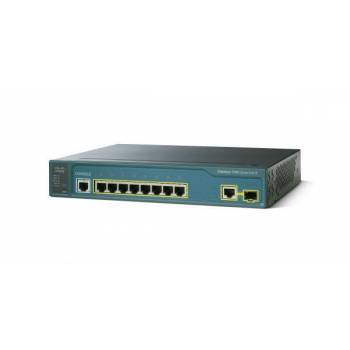 WS-C3560-8PC-S-RF Cisco Catalyst 3560-8PC Switch managed 8 x 10/100 (PoE) + 1 x combo Gigabit SFP desktop PoE