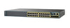 WS-C2960X-24PD-L Cisco Catalyst 2960X-24PD-L Switch Managed 24 x 10/100/1000 (PoE+) + 2 x 10 Gigabit SFP+ desktop Rack-Mountable PoE+ (370 W)