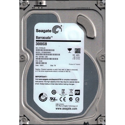 1CH166-300 Seagate Barracuda 3TB 7200RPM SATA 6GB/s 64MB Cache 3.5-inch Hard Drive