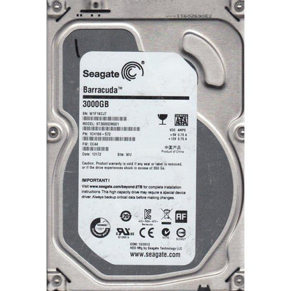 1CH166-572 Seagate Barracuda 3TB 7200RPM SATA 6GB/s 64MB Cache 3.5-inch Hard Drive
