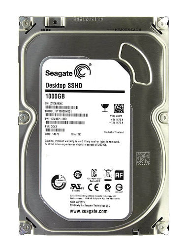 1CM162-020 Seagate Desktop SSHD 1TB 7200RPM SATA 6GB/s 64MB Cache 8GB SSD 3.5-inch Hybrid Hard Drive