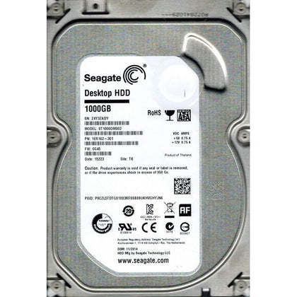 1ER162-301 Seagate Barracuda 1TB 7200RPM SATA 6GB/s 64MB Cache 3.5-inch Hard Drive