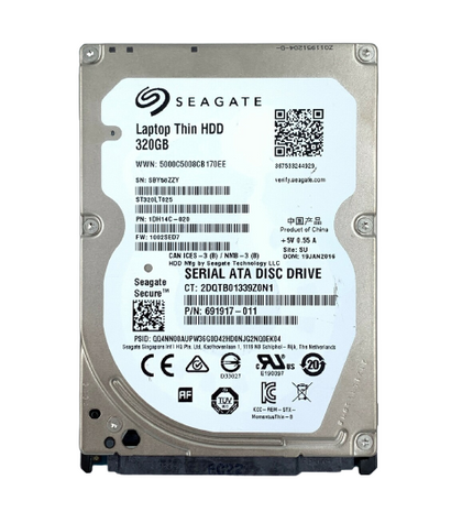 1DH14C-020 Seagate Momentus Thin 320GB 5400RPM SATA 3Gbps 16MB Cache (SED) 2.5-inch Hard Drive
