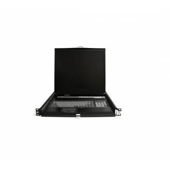 1UCABCONS19 | StarTech 19-nch Rackmount LCD Console with Rear Mount KVM Switch