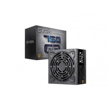 220-G3-0750-X1 | EVGA SuperNOVA 750 G3 750-Watts 80 Plus Gold Fully Modular Eco Mode with HBD Fan ATX Power Supply