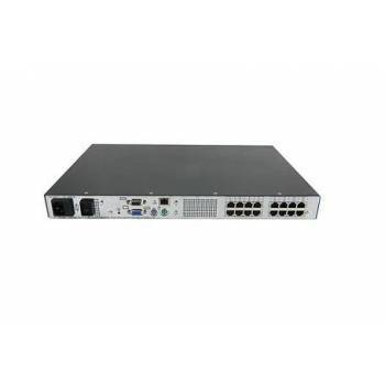 262585-B21 HP 16-Port IP KVM Console Switch Box 3x1x16 RJ-45 Server 1U Rack-Mountable
