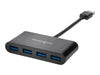 K39121EU | Kensington UH4000 Hub 4 x SuperSpeed USB 3.0 desktop