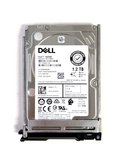 2NX06 Dell 1.2TB 10000RPM SAS 12Gbps 2.5-Inch Hard Drive