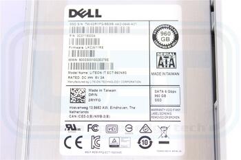 2RYFG | Dell 960GB MLC SATA 6Gbps 2.5-inch Internal Solid State Drive