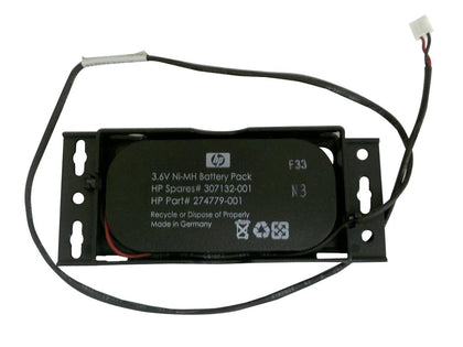 307132-001 HP 3.6v Nimh 500mah Battery for Smart Array 641/642 6400 P600 and E200 Controller