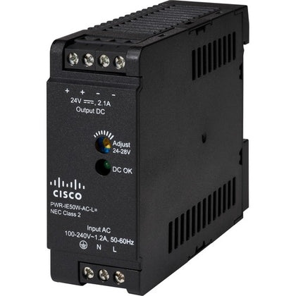 PWR-IE50W-AC-L Cisco 50-Watts AC Power Supply for Catalyst Ie3200 Rugged Series