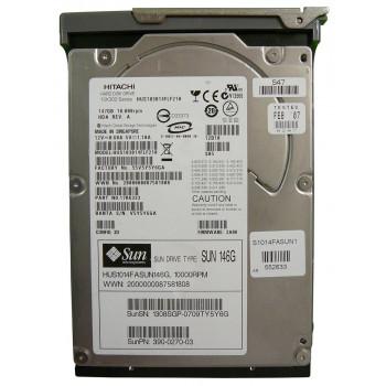390-0270-03 | Sun 146GB 10000RPM Fibre Channel 2GB/s Hot-Pluggable 3.5-inch Hard Drive