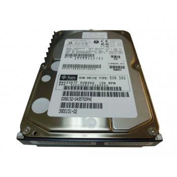 3900151-03 | Sun 36.4GB 15000RPM Fibre Channel 2GB/s Hot-Pluggable 3.5-inch Hard Drive