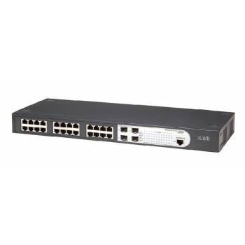 3CBLSG24 3Com 24-Port 1000BT + 4 x SFP 1000BT Baseline 2924 Switch