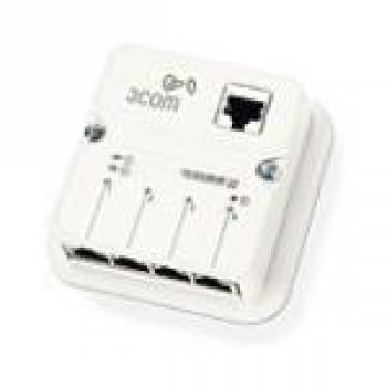 3CNJ205 3Com IntelliJack NJ205 Ethernet Switch 4 x 10/100Base-TX LAN