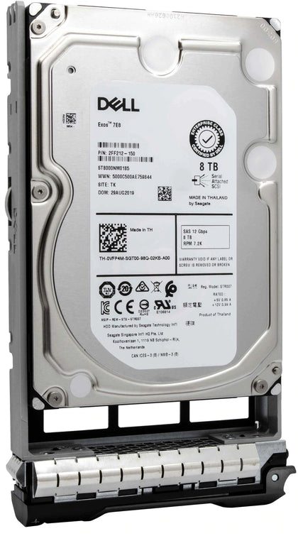 400-ARKD Dell 8TB 7200RPM SAS 12Gbps Nearline 3.5-Inch Hard Drive