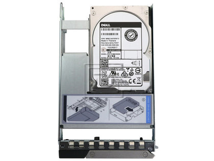 400-ASGT Dell 600GB 10000RPM SAS 12Gbps Hot Swap 128MB Cache (512n) 2.5-Inch Hard Drive with 3.5-Inch Hybrid Carrier