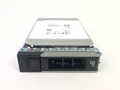 400-AXZB Dell 14TB 7200RPM SATA 6Gbps Hot Swap 256MB Cache 512e 3.5-inch Hard Drive with Tray