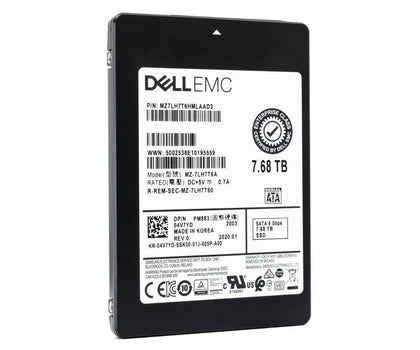 400-BETP Dell 7.68TB TLC SATA 6Gbps Hot-Plug 2.5-inch Solid State Drive