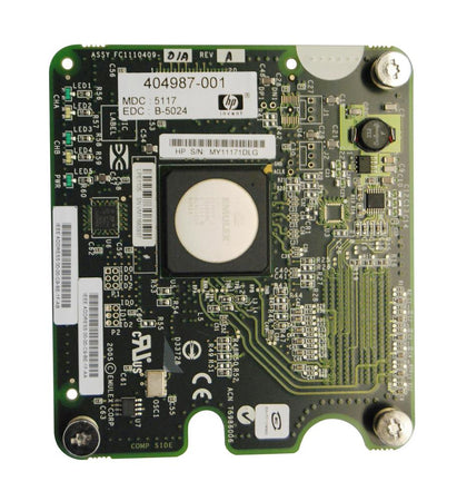 404987-001 HP Dual-Ports 4Gbps Fibre Channel PCI Express 1.0 Mezzanine Host Bus Network Adapter