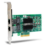 412651-001 HP Dual-Ports RJ-45 1Gbps 10Base-T/100Base-TX/1000Base-T Gigabit Ethernet PCI Express x4 Server Network Adapter