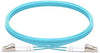 TC 1MFBR LCLC | Vision Professional 1M LC/LC FIBRE Cable LC to LC connectors 50/125 full duplex UPC OM3 outer diameter 3mm LSZH light blue Insertion loss upc <0.2dB. Return loss upc e 35dB. Storage temp -40-85