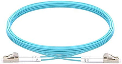 TC 3MFBR LCLC | Vision Professional 3M LC/LC FIBRE Cable LC to LC connectors 50/125 full duplex UPC OM3 outer diameter 3mm LSZH light blue Insertion loss upc <0.2dB. Return loss upc e 35dB. Storage temp -40-85