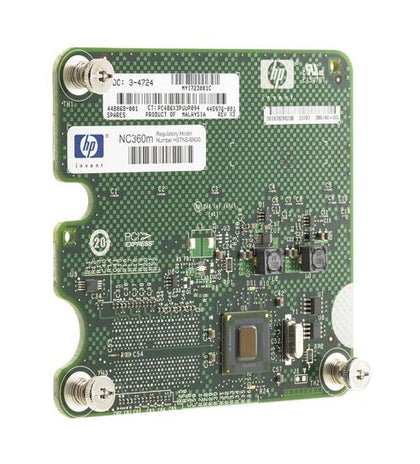 448068-001 HPE NC360M Dual-Ports 1Gbps PCI Express Mezzinine Fibre Channel Network Adapter