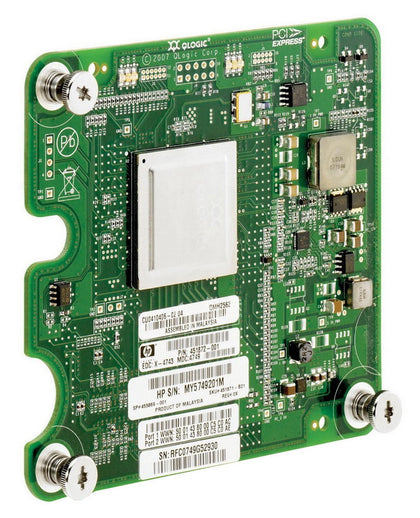 451872-001 HP Qlogic Dual-Ports 8Gbps Fibre Channel PCI Express 2.0 x4 Mezzanine Network Adapter