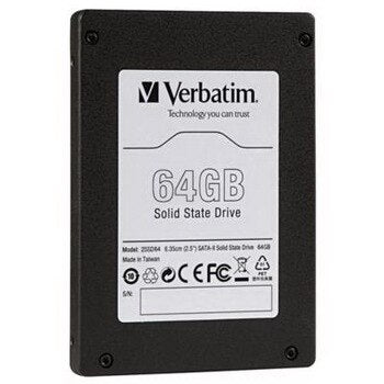 47473 | Verbatim 64GB MLC SATA 3Gbps 2.5-inch Solid State Drive